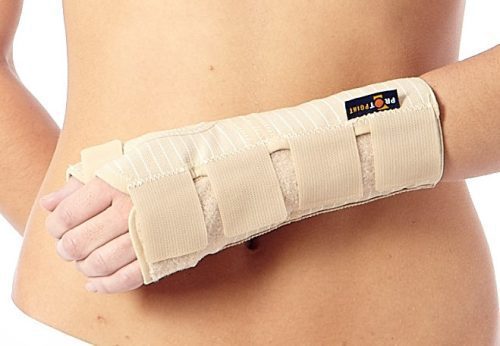 WRIST BAND WITH PALMAR AND THUMB STABILIZER